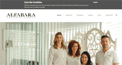 Desktop Screenshot of clinicaalfabara.com